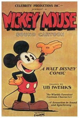 Mickey Mouse Movie Poster Print