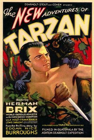 The New Adventures Of Tarzan Movie Poster Print