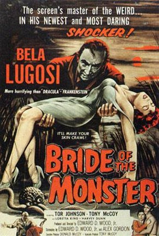 Bride Of The Monster Movie Poster Print