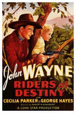 Riders Of Destiny Movie Poster Print