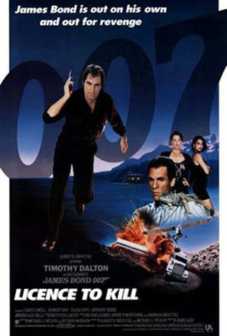 Licence To Kill Movie Poster Print