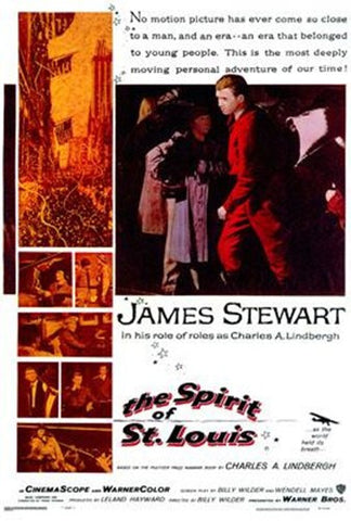 Spirit Of St Louis Movie Poster Print