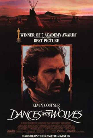 Dances With Wolves Movie Poster Print