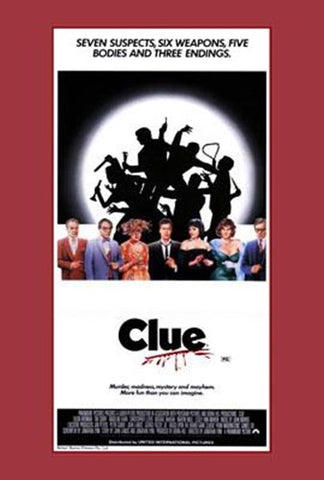 Clue Movie Poster Print