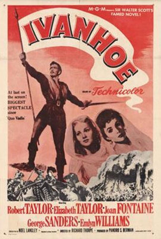 Ivanhoe Movie Poster Print