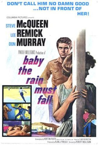 Baby The Rain Must Fall Movie Poster Print
