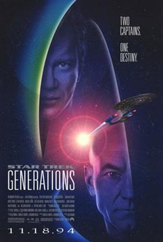 Star Trek: Generations Movie Poster Print