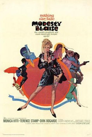 Modesty Blaise Movie Poster Print