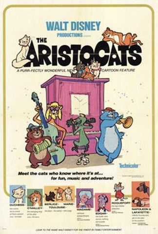 The Aristocats Movie Poster Print