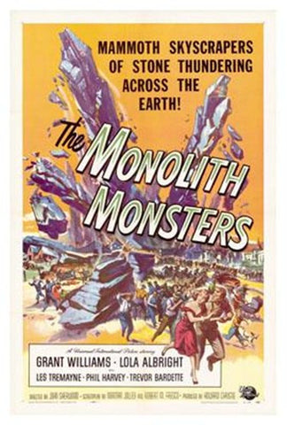 The Monolith Monsters Movie Poster Print