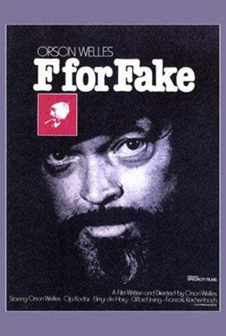 F For Fake Movie Poster Print