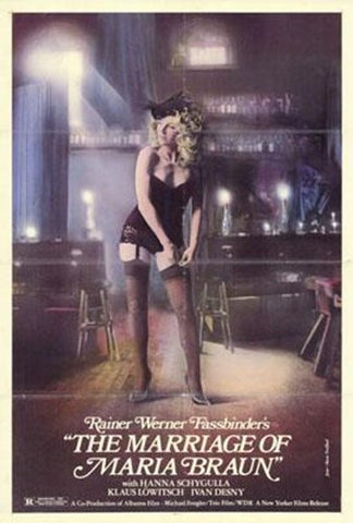 Marriage Of Maria Braun Movie Poster Print