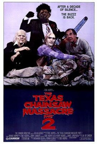 Texas Chainsaw Massacre 2 Movie Poster Print