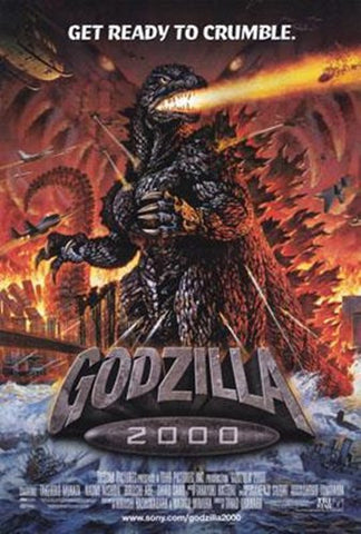 Godzilla 2000 Movie Poster Print