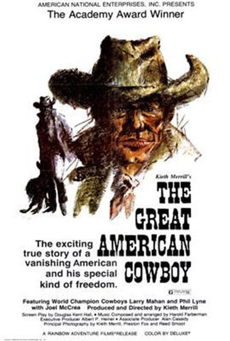 The Great American Cowboy Movie Poster Print