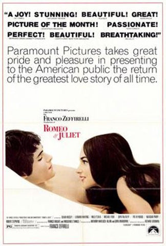 Romeo And Juliet Movie Poster Print