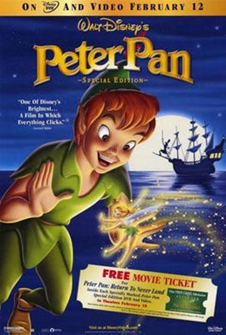 Peter Pan: Special Edition Movie Poster Print