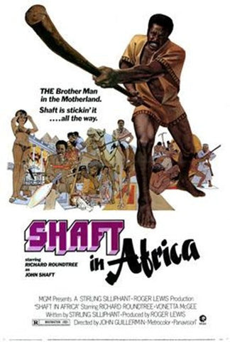 Shaft In Africa Movie Poster Print