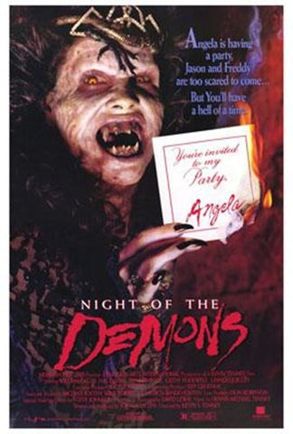 Night Of The Demons Movie Poster Print