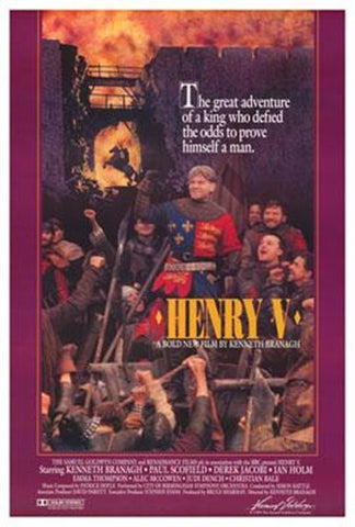 Henry V Movie Poster Print