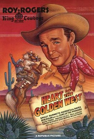 HeMovieOf The Golden West Movie Poster Print