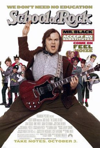 The School Of Rock Movie Poster Print
