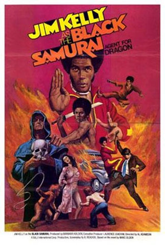 Black Samurai Movie Poster Print