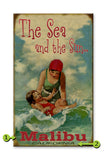 The Sea and The Sun Metal 14x24