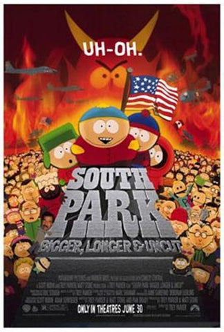South Park: Bigger  Longer And Uncut Movie Poster Print