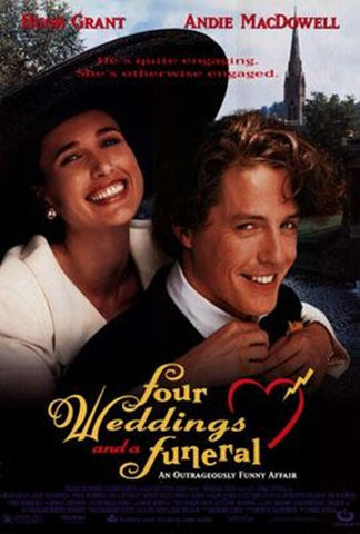 Four Weddings And A Funeral Movie Poster Print