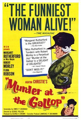 Murder At The Gallop Movie Poster Print