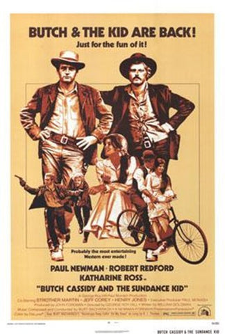 Butch Cassidy And The Sundance Kid Movie Poster Print
