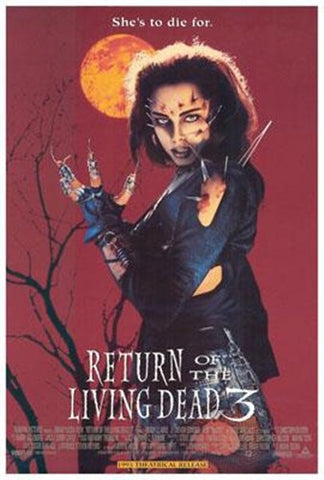 Return Of The Living Dead 3 Movie Poster Print