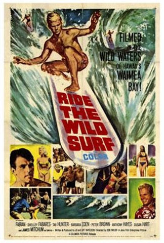Ride The Wild Surf Movie Poster Print