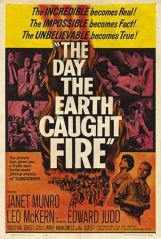 Day The Earth Caught Fire Movie Poster Print