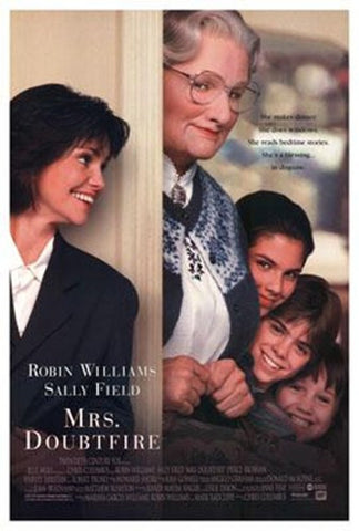 Mrs Doubtfire Movie Poster Print