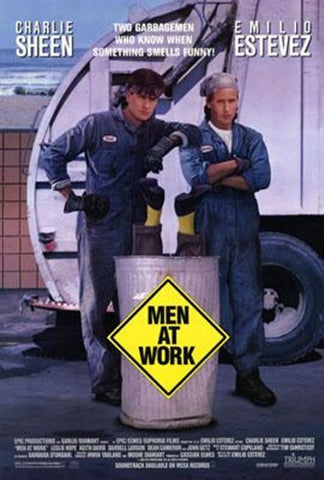 Men At Work Movie Poster Print