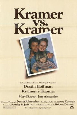 Kramer Vs Kramer Movie Poster Print