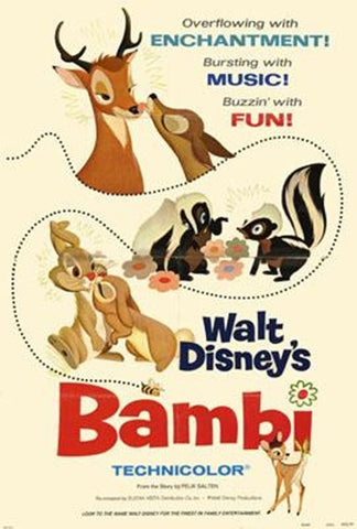 Bambi Movie Poster Print