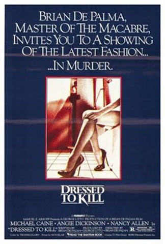 Dressed To Kill Movie Poster Print
