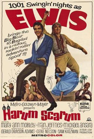 Harum Scarum Movie Poster Print