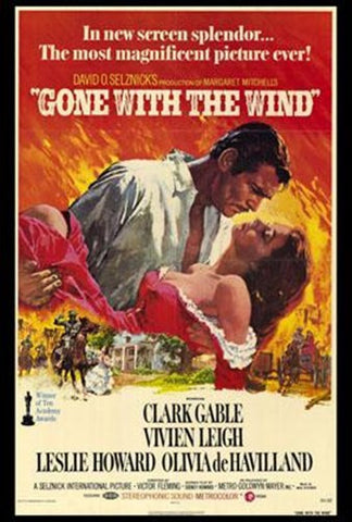Gone With The Wind Movie Poster Print