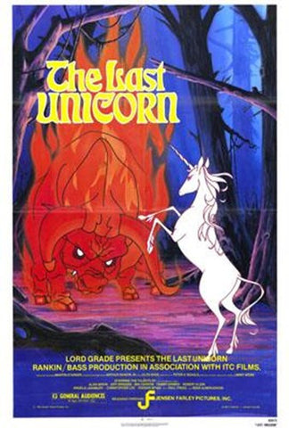 Last Unicorn Movie Poster Print