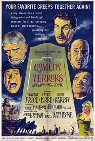 The Comedy Of Terrors Movie Poster Print