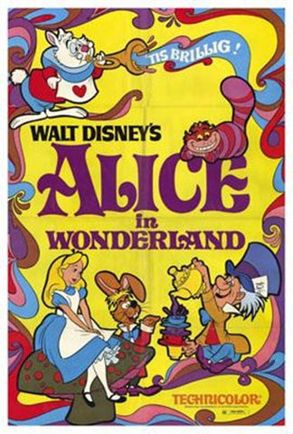 Alice In Wonderland Movie Poster Print