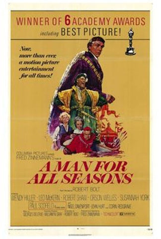 A Man For All Seasons Movie Poster Print
