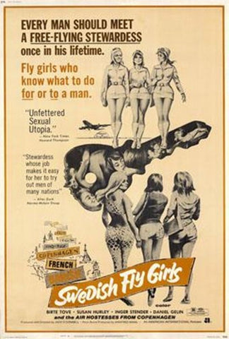 Swedish Fly Girls Movie Poster Print