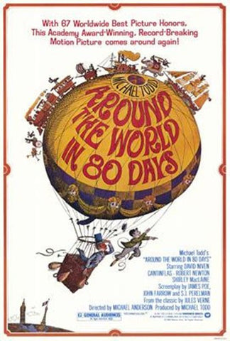 Around The World In 80 Days Movie Poster Print