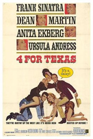 Four For Texas Movie Poster Print
