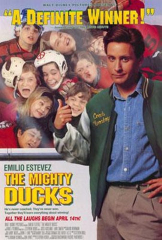 The Mighty Ducks Movie Poster Print